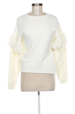 Damenpullover Bershka, Größe XS, Farbe Weiß, Preis € 13,99