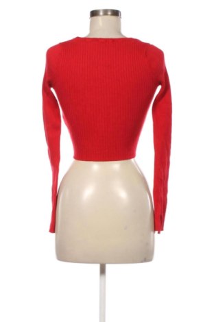 Γυναικείο πουλόβερ Bershka, Μέγεθος S, Χρώμα Κόκκινο, Τιμή 12,99 €