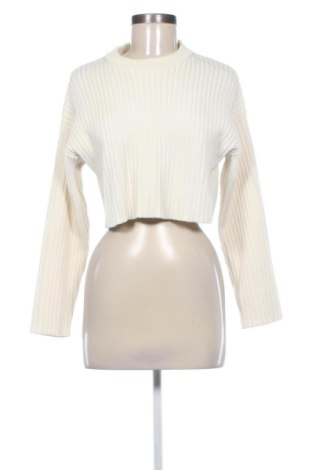 Damski sweter Bershka, Rozmiar S, Kolor Biały, Cena 69,66 zł