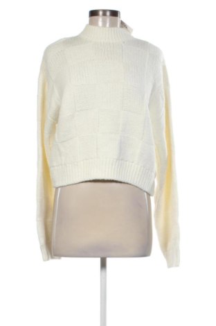 Damski sweter Bershka, Rozmiar L, Kolor ecru, Cena 56,53 zł