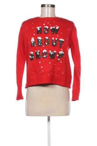 Дамски пуловер H&M Divided, Размер S, Цвят Червен, Цена 6,13 €