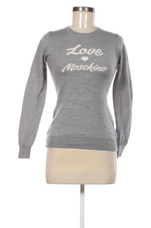 Дамски пуловер Love Moschino, Размер S, Цвят Сив, Цена 65,44 €