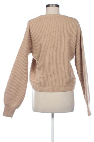Дамски пуловер NA-KD, Размер L, Цвят Кафяв, Цена 21,47 €