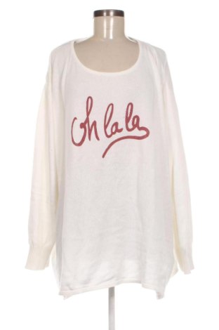 Damski sweter Thea, Rozmiar 4XL, Kolor Biały, Cena 61,99 zł