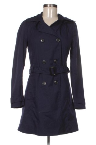 Damen Trenchcoat Stradivarius, Größe S, Farbe Blau, Preis 20,99 €