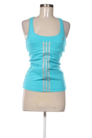 Damen Sporttop Adidas, Größe S, Farbe Blau, Preis € 22,99