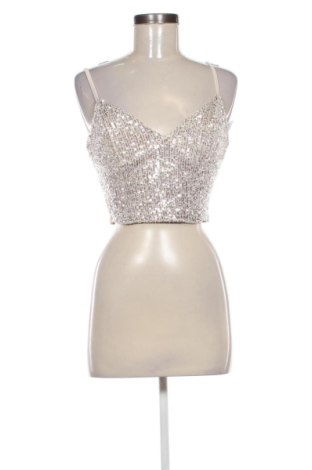 Női top Amisu, Méret M, Szín Ezüstös, Ár 6 198 Ft