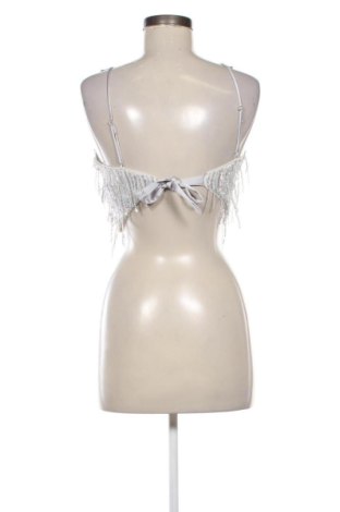 Damentop Bershka, Größe S, Farbe Silber, Preis 11,00 €