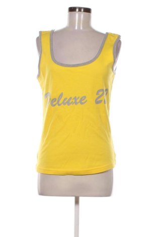 Γυναικείο τοπ Crazy World, Μέγεθος M, Χρώμα Κίτρινο, Τιμή 17,99 €