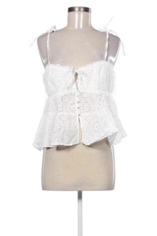 Γυναικείο τοπ Zara, Μέγεθος L, Χρώμα Λευκό, Τιμή 9,99 €