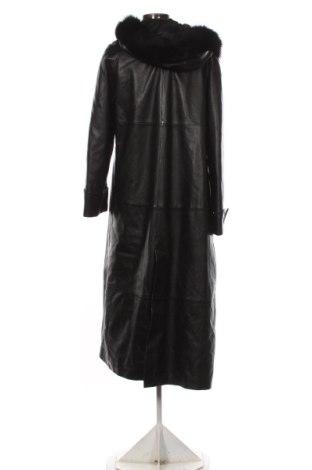 Дамско кожено палто Unbranded, Размер M, Цвят Черен, Цена 78,22 €