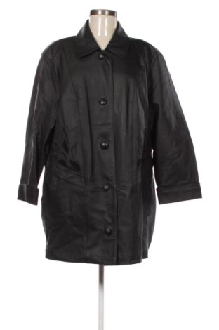 Дамско кожено палто Unbranded, Размер XL, Цвят Черен, Цена 78,22 €