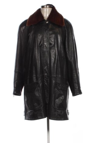 Damen Ledermantel Unbranded, Größe XL, Farbe Schwarz, Preis € 102,99