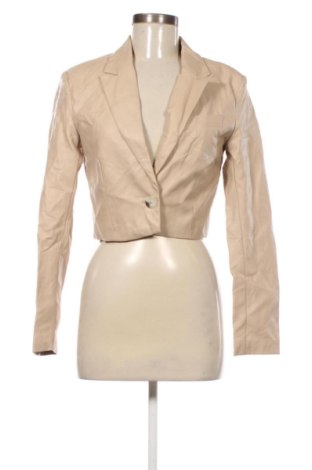 Дамско кожено яке Amisu, Размер S, Цвят Бежов, Цена 30,16 €