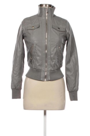 Damen Lederjacke BLACK LABEL, Größe S, Farbe Grau, Preis € 39,99