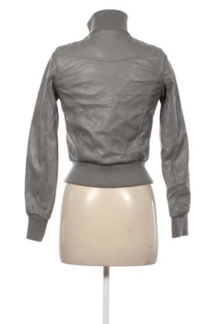Damen Lederjacke BLACK LABEL, Größe S, Farbe Grau, Preis € 39,99