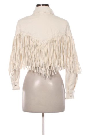 Damen Lederjacke Bershka, Größe XS, Farbe Weiß, Preis € 25,99