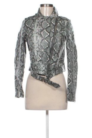Dámska kožená bunda  Bershka, Veľkosť S, Farba Viacfarebná, Cena  58,95 €