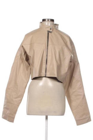 Női bőrdzseki Boohoo, Méret M, Szín Bézs, Ár 8 949 Ft