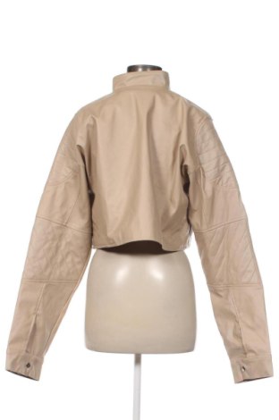 Női bőrdzseki Boohoo, Méret M, Szín Bézs, Ár 8 949 Ft