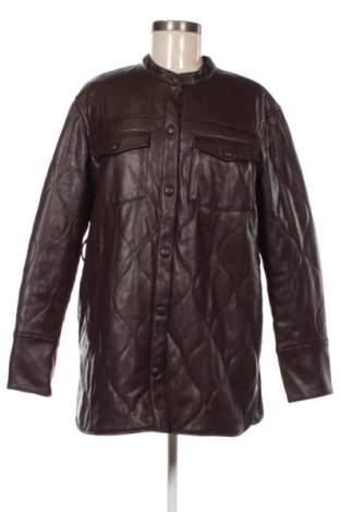 Damen Lederjacke C&A, Größe L, Farbe Braun, Preis 38,99 €