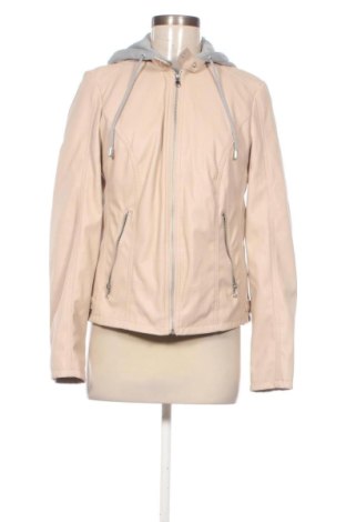 Дамско кожено яке C&A, Размер L, Цвят Бежов, Цена 20,45 €