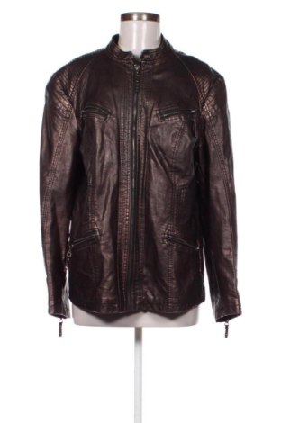 Dámská kožená bunda  Canda, Velikost XXL, Barva Hnědá, Cena  1 574,00 Kč