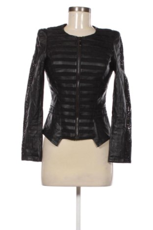 Geacă de piele pentru femei Drole De Copine, Mărime S, Culoare Negru, Preț 183,99 Lei