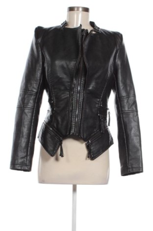 Дамско кожено яке Drole De Copine, Размер XL, Цвят Черен, Цена 27,43 €