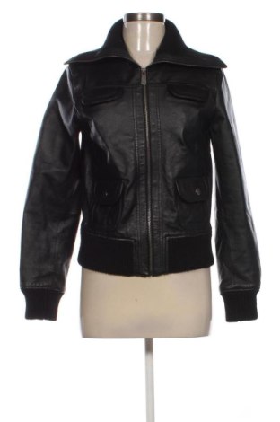 Дамско кожено яке East Village, Размер S, Цвят Черен, Цена 52,66 €
