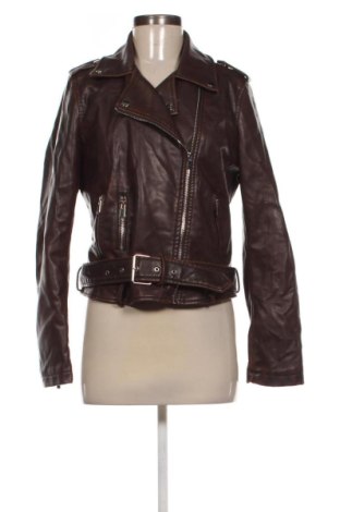 Damen Lederjacke Elli White, Größe M, Farbe Braun, Preis 22,99 €