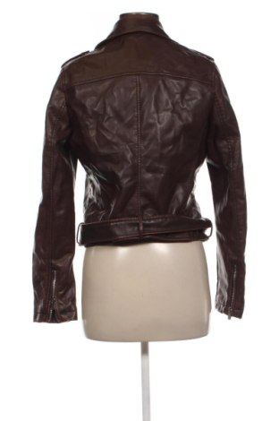 Damen Lederjacke Elli White, Größe M, Farbe Braun, Preis 22,99 €