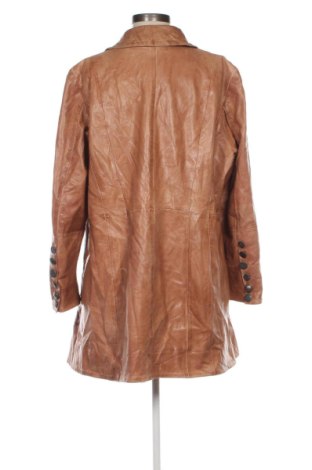 Damska kurtka skórzana Emilia Lay, Rozmiar 3XL, Kolor Brązowy, Cena 339,99 zł
