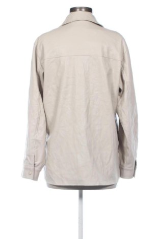 Geacă de piele pentru femei Forever 21, Mărime L, Culoare Bej, Preț 82,99 Lei