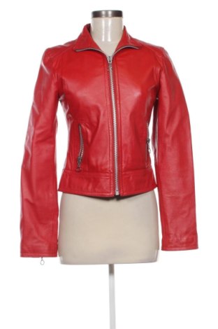 Geacă de piele pentru femei Hallhuber, Mărime M, Culoare Roșu, Preț 417,06 Lei
