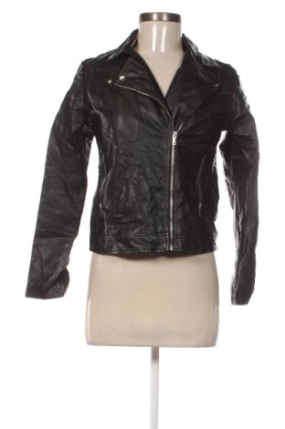 Geacă de piele pentru femei Kiabi, Mărime S, Culoare Negru, Preț 183,99 Lei