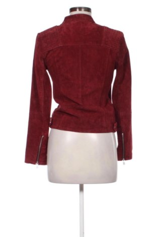 Damen Lederjacke Mango, Größe S, Farbe Rot, Preis 113,17 €