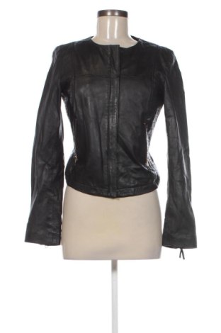 Дамско кожено яке Mango, Размер XS, Цвят Черен, Цена 41,41 €