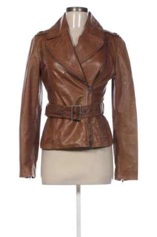 Damska kurtka skórzana Marc O'Polo, Rozmiar XS, Kolor Brązowy, Cena 382,99 zł