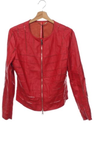 Damska kurtka skórzana Marella, Rozmiar M, Kolor Czerwony, Cena 481,99 zł