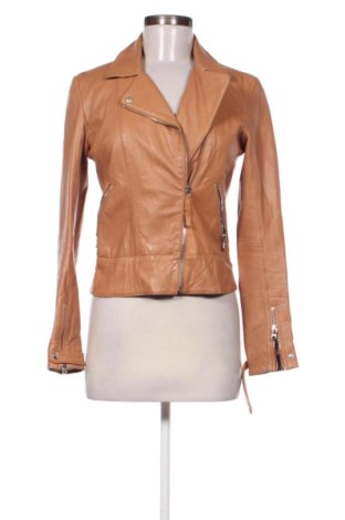Damen Lederjacke Massimo Dutti, Größe S, Farbe Beige, Preis 117,97 €