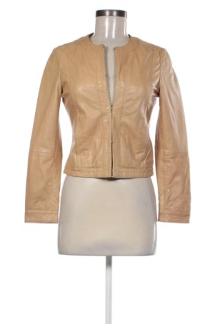 Női bőrdzseki Massimo Dutti, Méret S, Szín Bézs, Ár 48 748 Ft