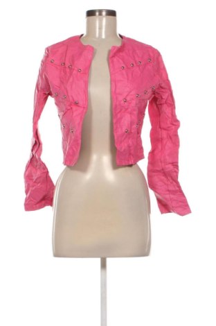 Дамско кожено яке NEW COLLECTION, Размер M, Цвят Розов, Цена 32,21 €