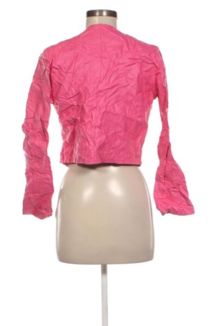 Дамско кожено яке NEW COLLECTION, Размер M, Цвят Розов, Цена 32,21 €