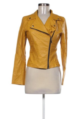 Γυναικείο δερμάτινο μπουφάν Naheva, Μέγεθος M, Χρώμα Κίτρινο, Τιμή 37,99 €