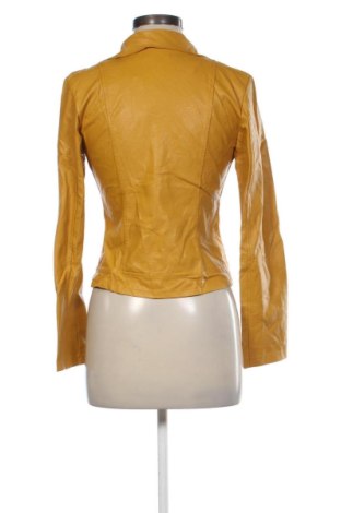 Γυναικείο δερμάτινο μπουφάν Naheva, Μέγεθος M, Χρώμα Κίτρινο, Τιμή 37,99 €