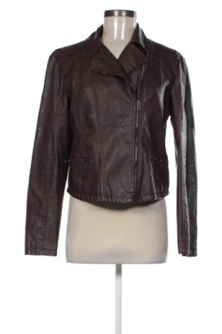 Дамско кожено яке New Look, Размер L, Цвят Кафяв, Цена 19,22 €