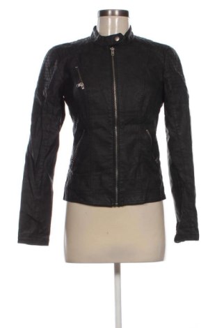 Дамско кожено яке ONLY, Размер XS, Цвят Черен, Цена 13,29 €