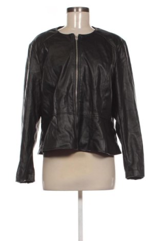 Damen Lederjacke ONLY Carmakoma, Größe XL, Farbe Schwarz, Preis 21,99 €