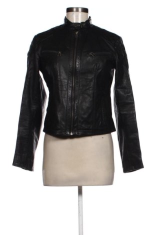 Дамско кожено яке S.Oliver, Размер S, Цвят Черен, Цена 66,47 €